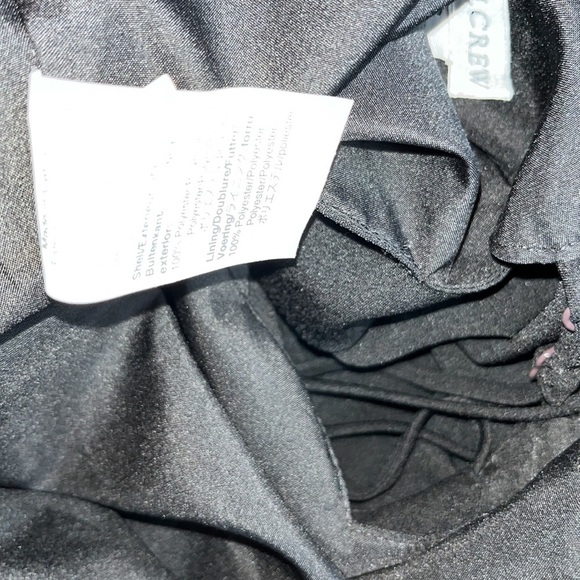 J BY J.CREW Black Scalloped Cami Top Size 2 - Picture 10 of 11